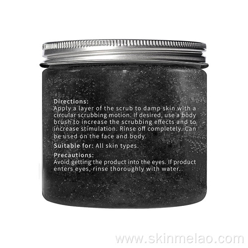 Activated Charcoal Face Scrub exfoliator Body Scrub